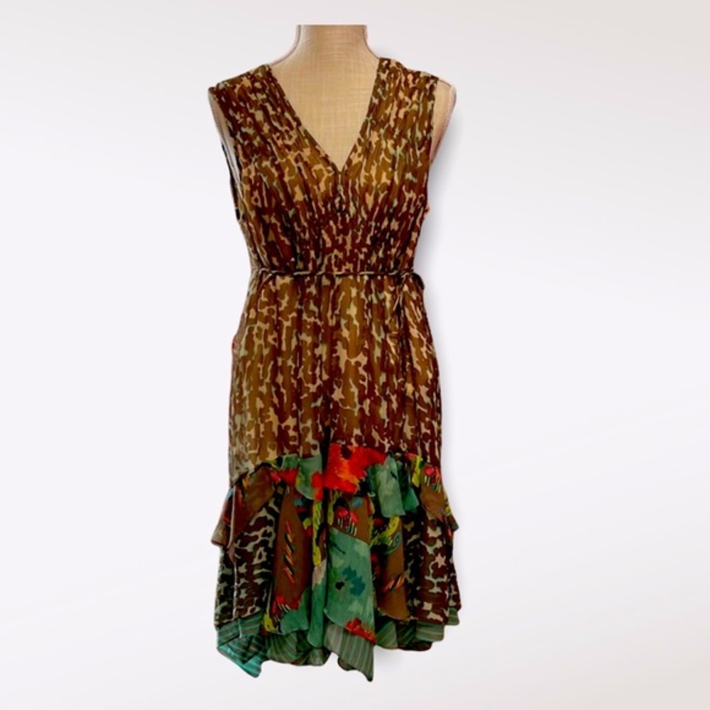 Nanette Lepore vintage dress 100% silk